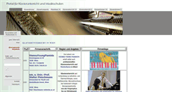 Desktop Screenshot of klavierlehrer-wien.at